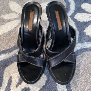 Nine West Black Wedges